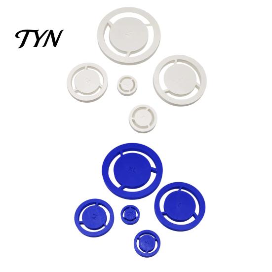 Ceramic Base Shaper 5Pcs/Set Pottery Foot Ring Tools, Clay Aligner, Sculpting Guide Molder for Bowls And Mugs, DIY Projects