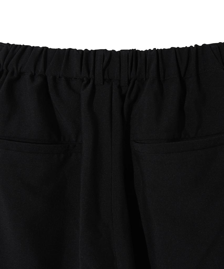 DIAMOND LAYLA Two-Tuck Wide Banding Slacks P14 Black
