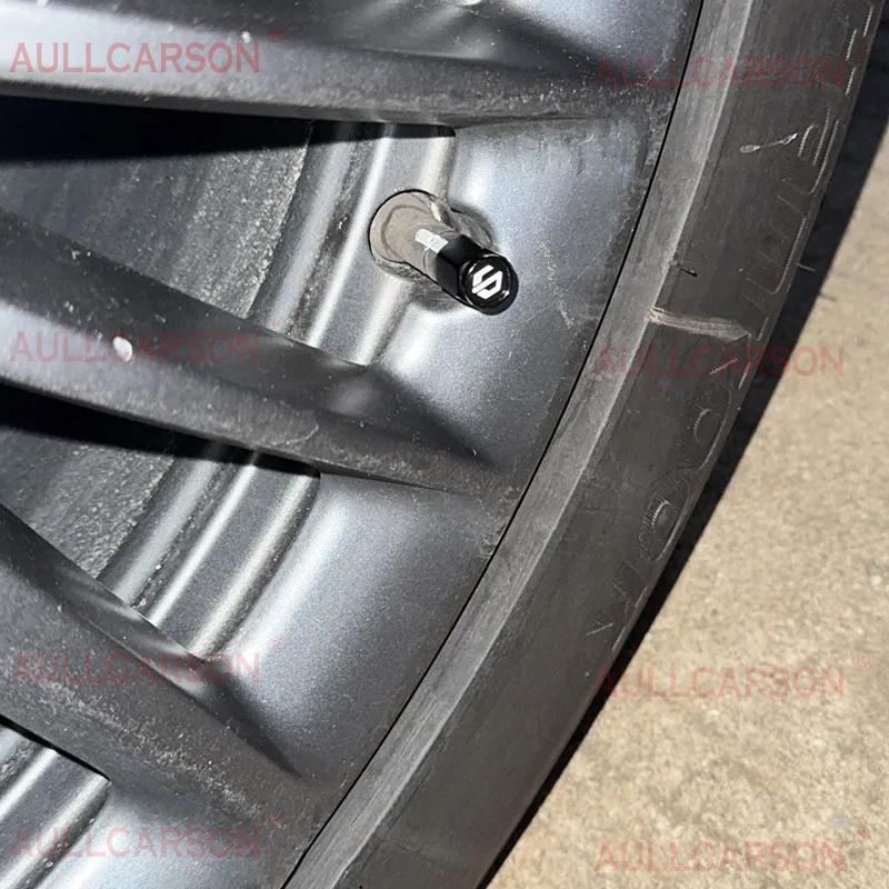 Car Wheel Tire Air Valve Caps Stem Cover With Brand Auto Accessories For Leapmotor Leap Motor T03 S01 C11 C01 Valve Stems 1