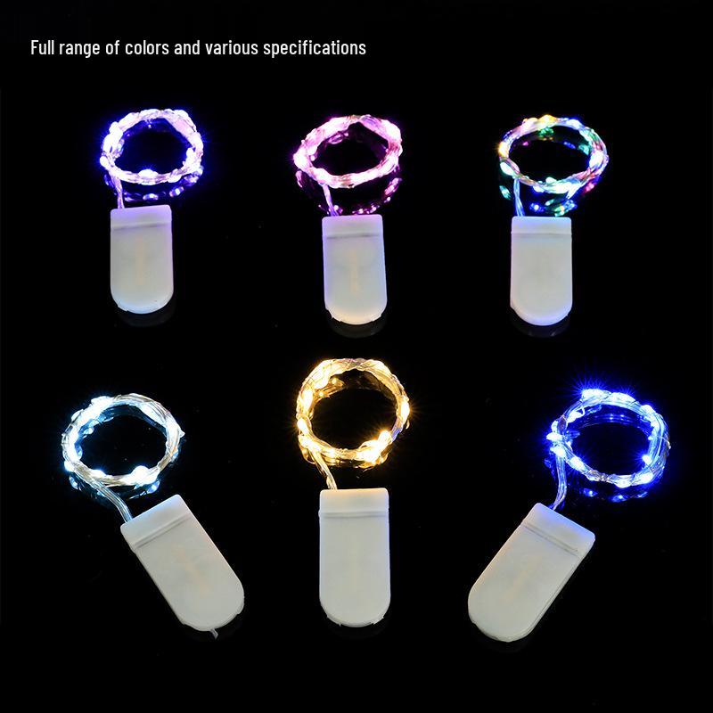 Colorful Copper Wire LED String Lights for Indoor Decoration Atmosphere