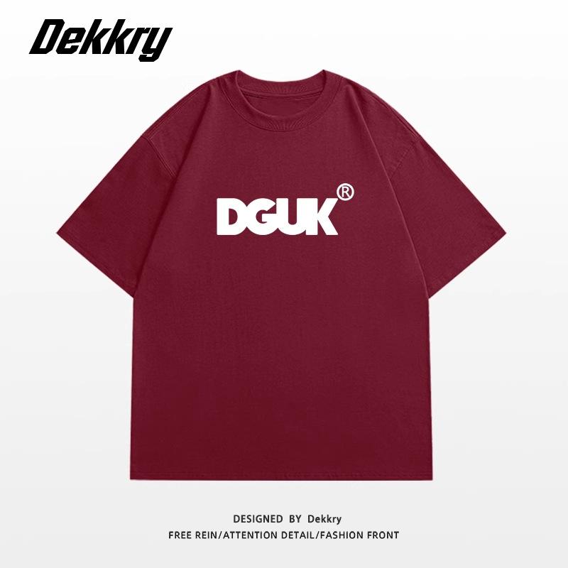 Large size fat MM American retro design letter short-sleeved T-shirt women's loose and thin versatile couple half-sleeved top