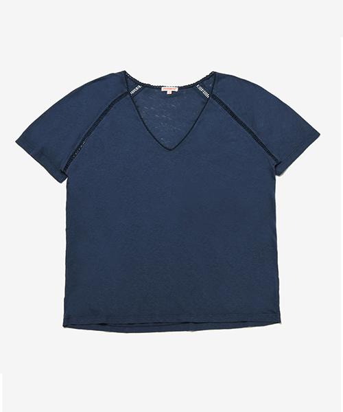 Bensimon [Paris Collection] Tee Shirt Bettina - Indigo Indigo/40