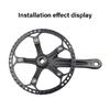 Reliability Road Bike Crankset Suit Speed Crankset Light Weight Bike Crank for Bike Middle Drove Motor Installation