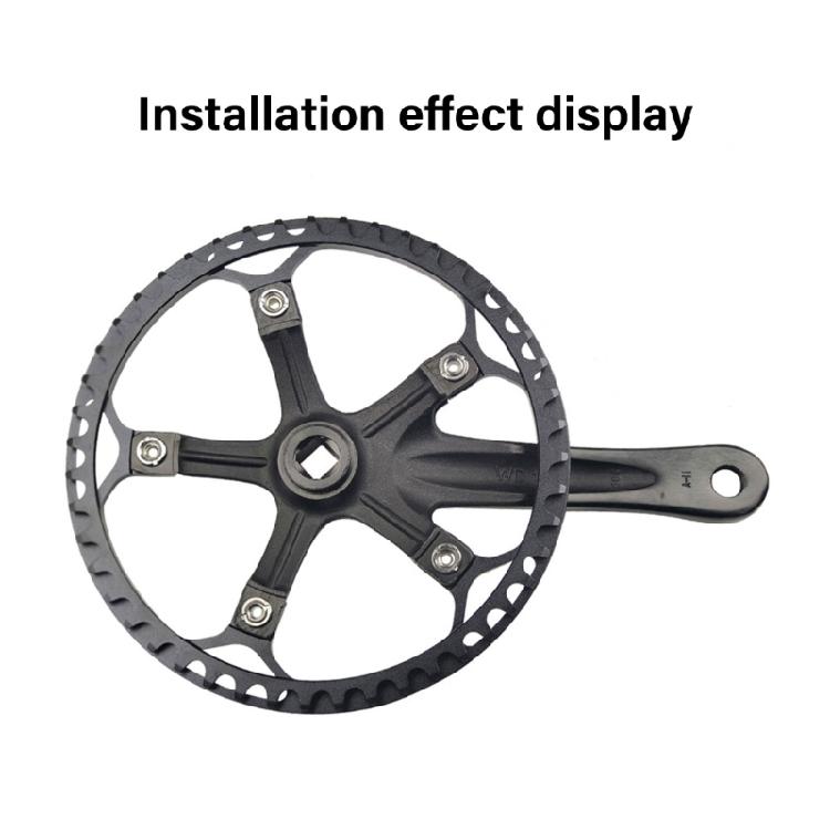 Reliability Road Bike Crankset Suit Speed Crankset Light Weight Bike Crank for Bike Middle Drove Motor Installation