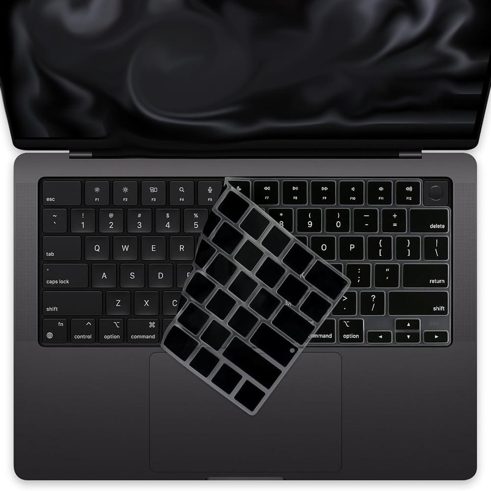 

Keyboard Cover for 2022-2024 M4 M3/M2/M1Chip Pro 14.2/16 A3401/A3186/A3185/A3112/A3403 MacBook Air 15.2 /13.6 A3113/A3114/A2941