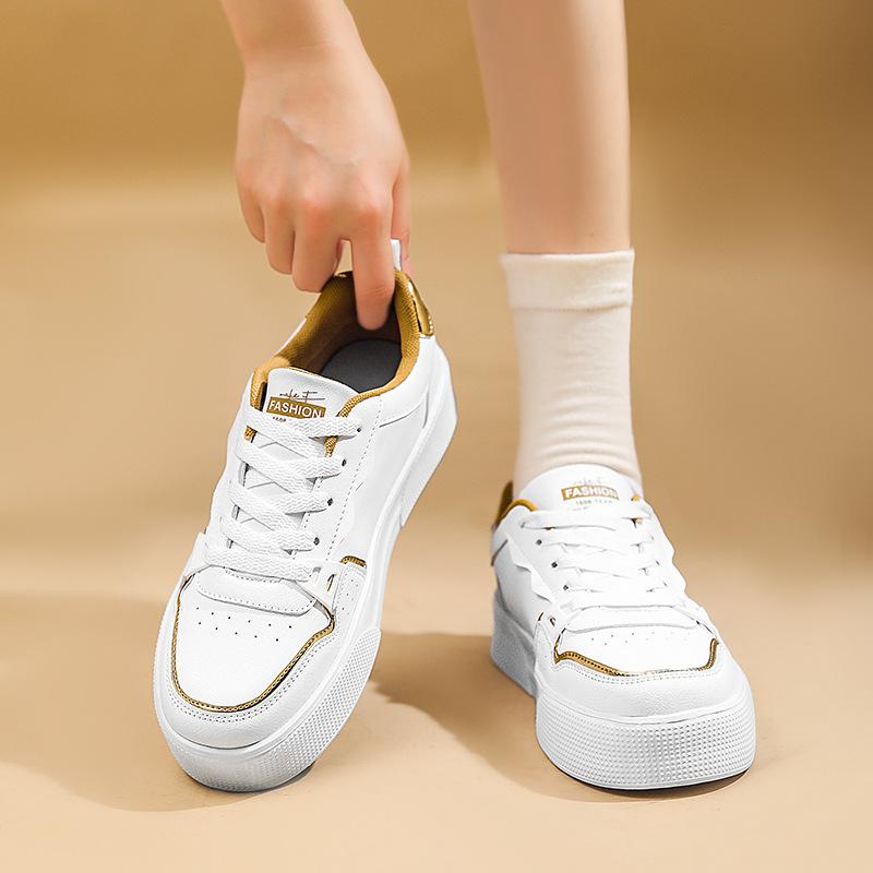 New lightweight soft-soled leather little white shoes women's miu breathable running shoes casual flat-soled sports shoes