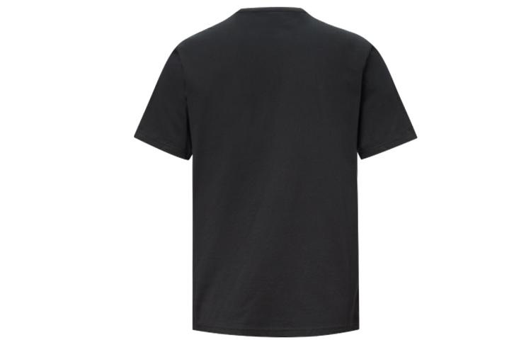 Converse T Shirts Men's Black Crew Neck Moderate Straight Fit 10018853-001