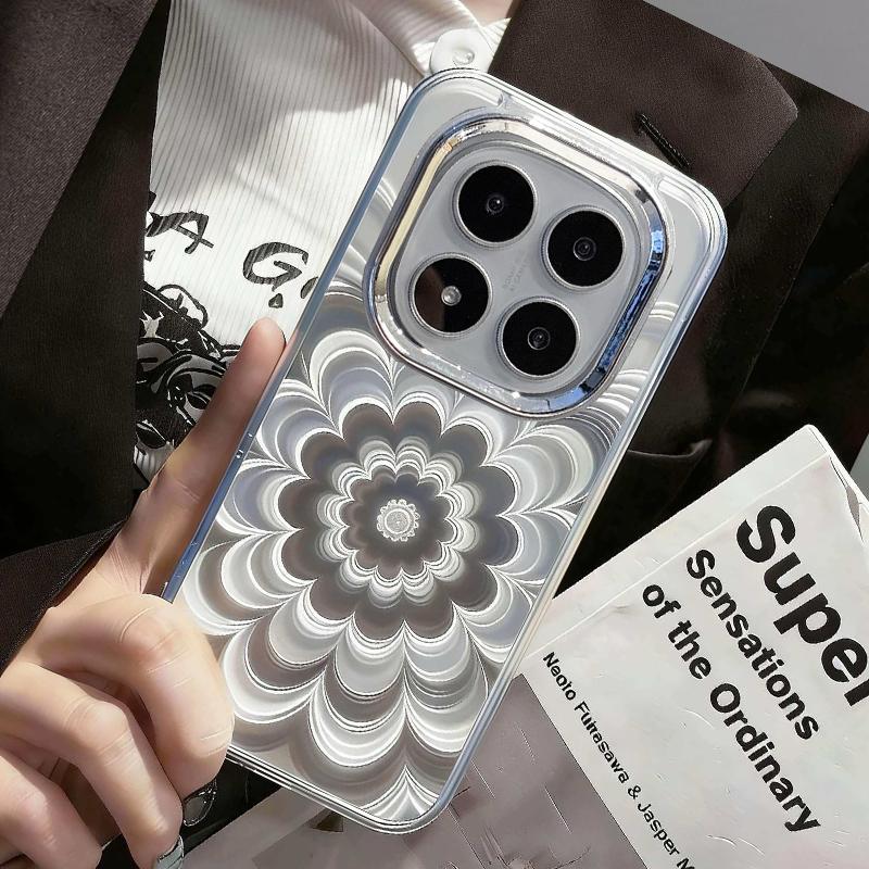 Fashion Laser Flowers Case for Xiaomi Redmi Note 15 Pro 14 13 12 11 A5 A3 15C 14C 13C Poco X8 Pro X6 C65 C71 15T Case Cover Soft TPU Phone Back Cases