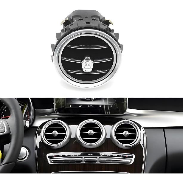 Compatible For Front Central Left Right Rear Air Conditioning AC Vent Outlet Assembly Compatible For Benz C Class W205 GLC W253(Model B Rear 1PC)