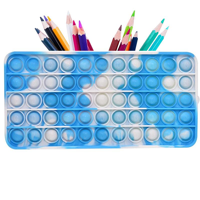 Bubble Pencil Case For Girls Cute Stationery Storage Bag Fidgeting  Tactile Toys For  Juguetes Antiestres Ansiedad