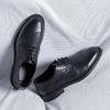 Lace-Up Business Brock Leather Shoes Men'S Engraved Retro Round Head Summer New 3228-R