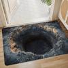 Deep Pit Pattern Entrance Hallway Rug Anti Slip Wear Resistant Personalized Floor Mat Entrance  Door Home Decor Rug