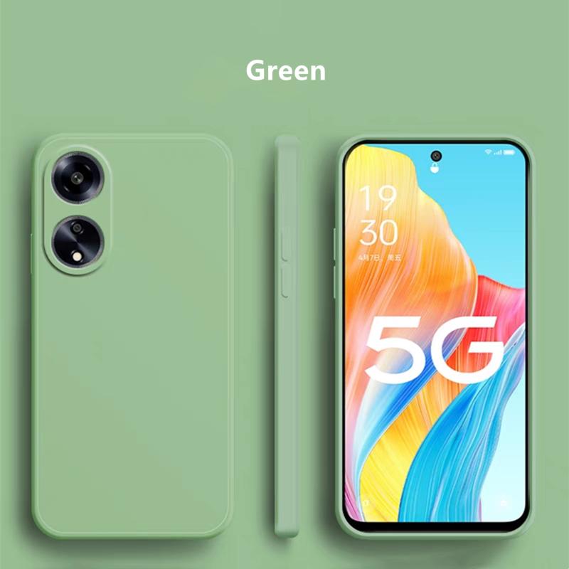 For OPPO A98 5G Case For OPPO A98 Cover Funda Coque Liquid Silicone Soft TPU Phone Bumper For OPPO A98