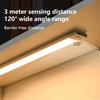 LED Motion Sensor Light Wireless Night Light Rechargeable Cabinet Lights For Kitchen Cabinet Bedroom Wardrobe Indoor Lighting