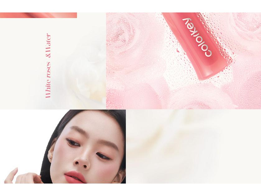 Colorkey Qixi Collection: Water Mist Lip Glaze - Non-Stick, Long-Lasting Lip Color for Women.