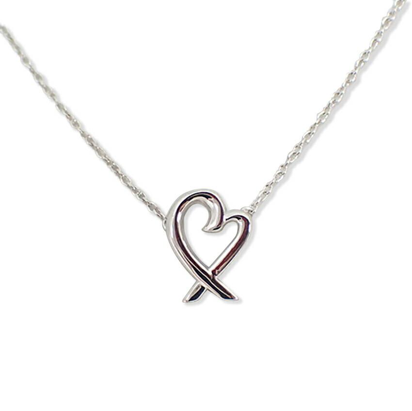 

[Used] TIFFANY 925 Loving Heart Pendant/Necklace/g504-28