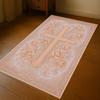 Gothic Style Cross Rug, Christian Prayer Carpet, Prayer Rug, Cross Rug, Christian Rug, Cross Symbol Rug