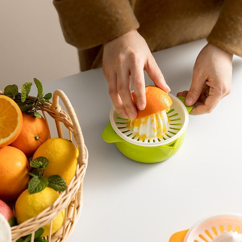 Manual Plastic Citrus Juicer Easy Clean Food Grade Material Perfect For Home Kitchen Squeezing Fresh Orange Lemon Juice