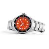 RATIO FreeDiver GMT-Serie Saphir Edelstahl orange Zifferblatt Automatik RTF055 200M Herrenuhr
