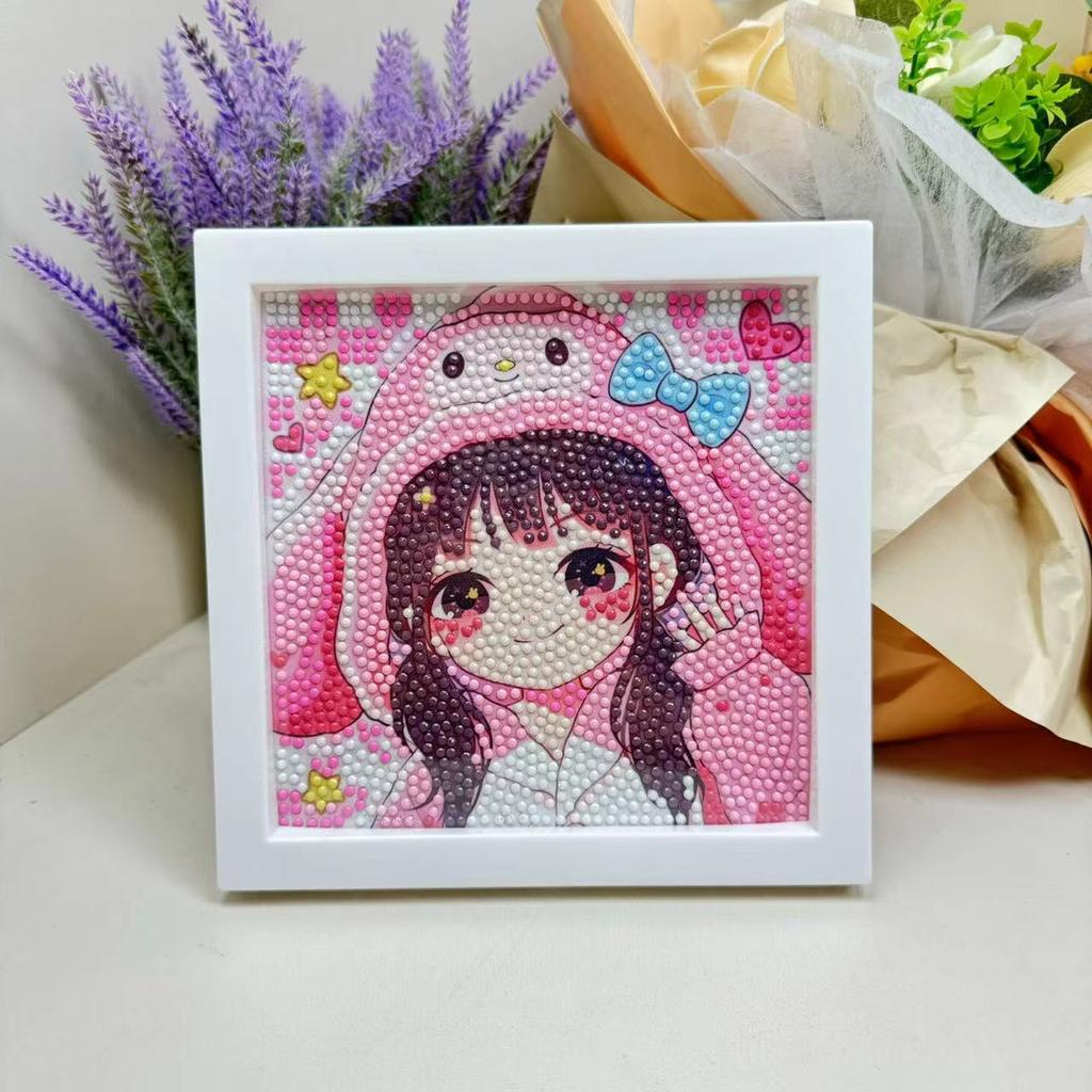 Free Shipping/Cartoon Diamond Painting Children'S Gift Handmade Cross Stitch Framed Diy Bedroom Sticker