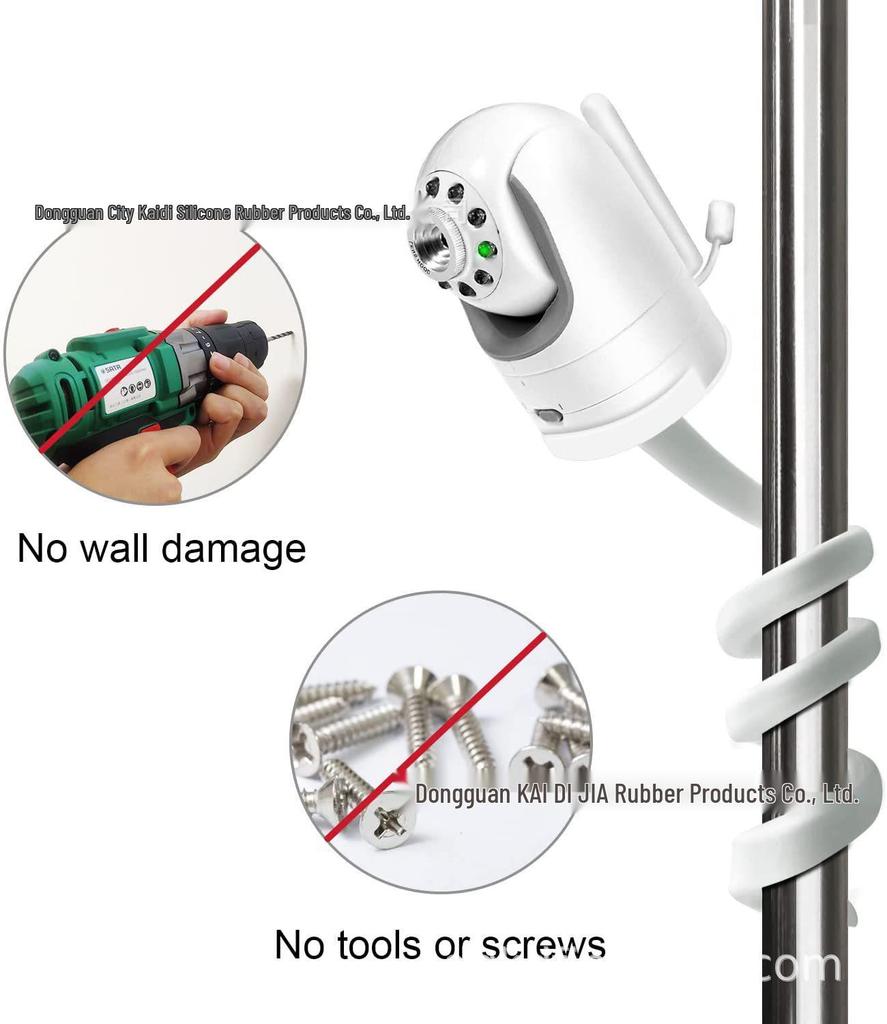 Adjustable Monitor Mount & Camera Cradle for Crib or Curtain Rod