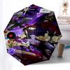 1pc Gothic Halloween Automatic Open, Windproof, Compact Travel Umbrella, Gift for Birthday, Christmas, Business 93019