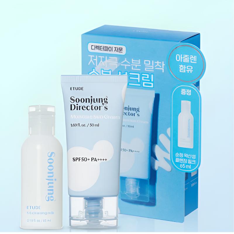 

[ETUDE] SoonJung Director Moisture Sun Cream SPF50+ PA++++ 50ml (Limited Set)
