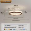 2025 Modern Silent Ceiling Fan with Integrated Light for Bedroom or Restaurant