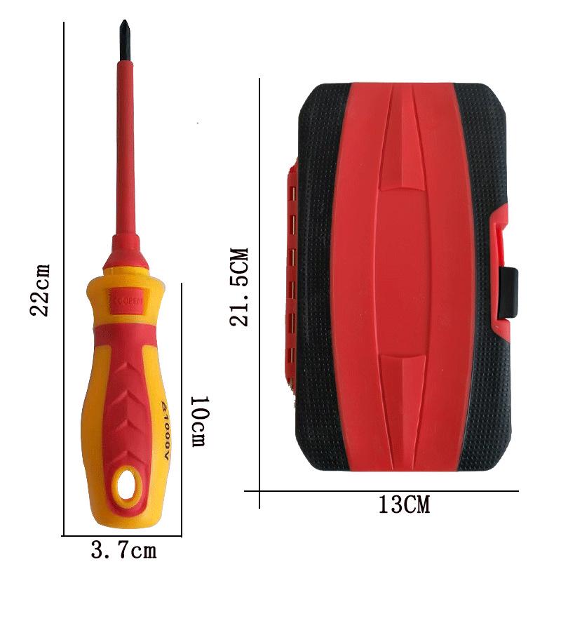 15-in-1 Isolierter Elektriker-Schraubendreher-Satz – Sichere Handwerkzeuge