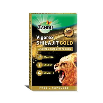 Κάψουλες Carbamide Forte Vigorex Shilajit Gold – 12 Φυτικές Κάψουλες