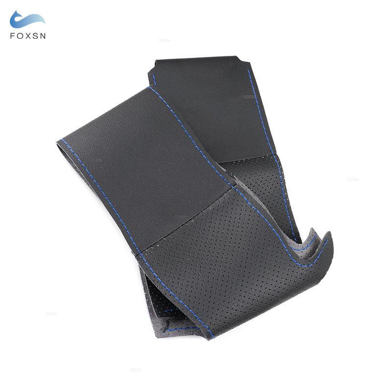 Perforated Microfiber Leather Car Accessories Interior Steering Wheel Cover Trim with fittings For Volvo V40 XC60 S60 LV60 S80L