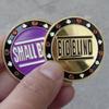 Kovové žetony do pokeru Puky pro dealery Žetony Ochrana na karty Pokerová karta Kovová mince Pokerový dárek pro ženy, muže
