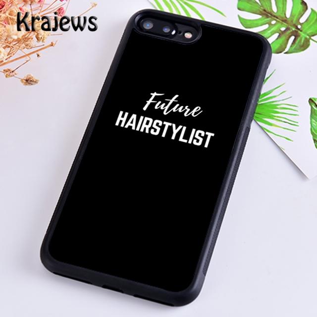 Krajews I Love Hairstylist Soft Phone Case Cover For iPhone 17 Air 16 15 14 plus 11 12 13 pro max Plus coque Fundas