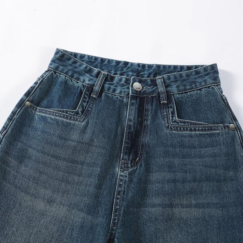 izzue it Women's High-Waist Flared Denim Jeans