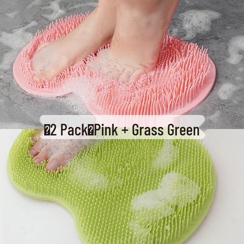 Anti-slip Foot Scrubber & Massager: Shower Pad with Suction Cups for Easy Dead Skin Removal