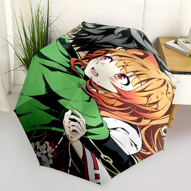 

1pc Anime Character Inspired Automatic Opening Folding Umbrella with 8-Bone Frame - Perfect for Fans, Travelers, and Daily Use.C027