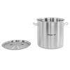 Tall Catering Pot with Lid Mega-M Standard 25l Dia. 32 Cm X H 32 Cm N