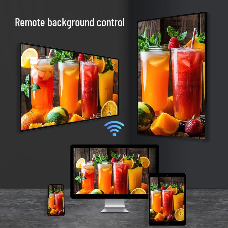 FeiXian 32-inch Non-Touch Wall-Mounted LCD Advertising Display CN plug (adapter included)