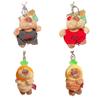 Cartoon Marmot Pendant Fluffy Groundhog Dolls Kawaii Plush Dolls Key Chain  Gifts