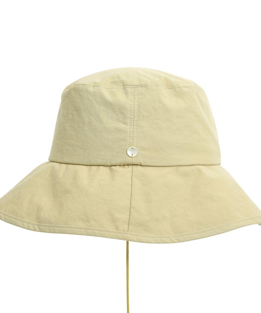 Eondeokeonteulolseutyudio Linen String Bucket Hat Fold Bucket / Linen String / Olive