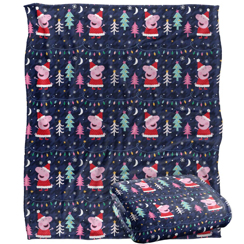 Peppa Pig Santa Outfit Blanket