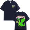 Imagine Dragons Loom World Tour T Shirt Rock Band Cartoon Dragon Tshirts Unisex WOMEN High Quality Cotton Short Sleeve Tshirt
