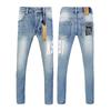 STREETRICH Nejvyšší kvalita Džíny Muži Ženy Móda Křížový Trend Retro Trend Malování Nízký Pas Strečové Skinny Roztrhané Ošoupané Kalhoty