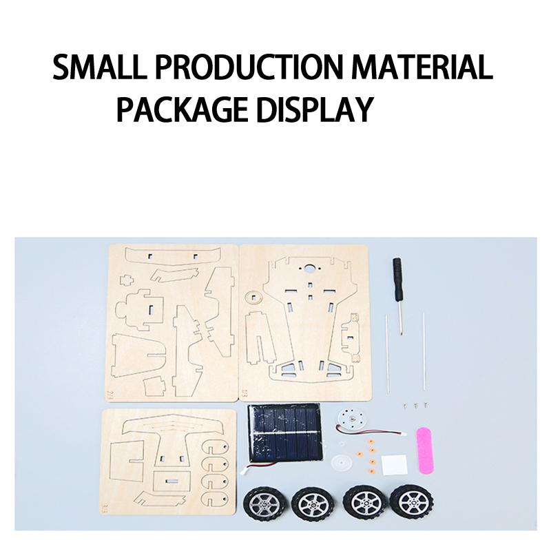 1 Set DIY Science Experiment Kit & Education Model DIY Solar-powered Racing Cars Toy Physics Science Toys For Children Gift·