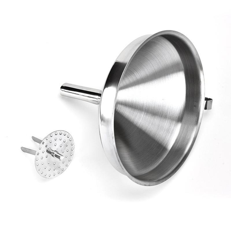 3 Sizes Stainless Steel Cone Funnel Pour Oil Wine Liquid Hopper Kitchen Home Tool Kitchen Tools & Gadgets Durable Funnel