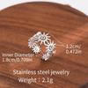 Stainless Steel Adjustable Open Ring - Colorfast Titanium Jewelry