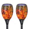 GLOWDAWN Solar Outdoor Flame Solar Torch 96 IP65 Automatic Garden LED Easy for Garden and More of Light, Light, Light, Built-in Bulbs, Waterproof,