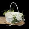 Rustics Style Storage Basket Handheld Flowers Basket for Weddings Lightweight Picnics Basket Handheld Florals Container
