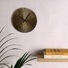 Interval Metal Wall Clock 30cm - Antique Brass