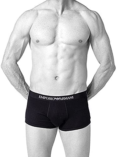 Emporio Armani 111610 CC722 21320 Boxer Briefs, 3-Pack, Black, Size S [Parallel Import]